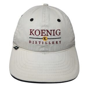 Koenig Distillery Pear Brandy Slideback Baseball Cap Beige OS Merkley Headgear